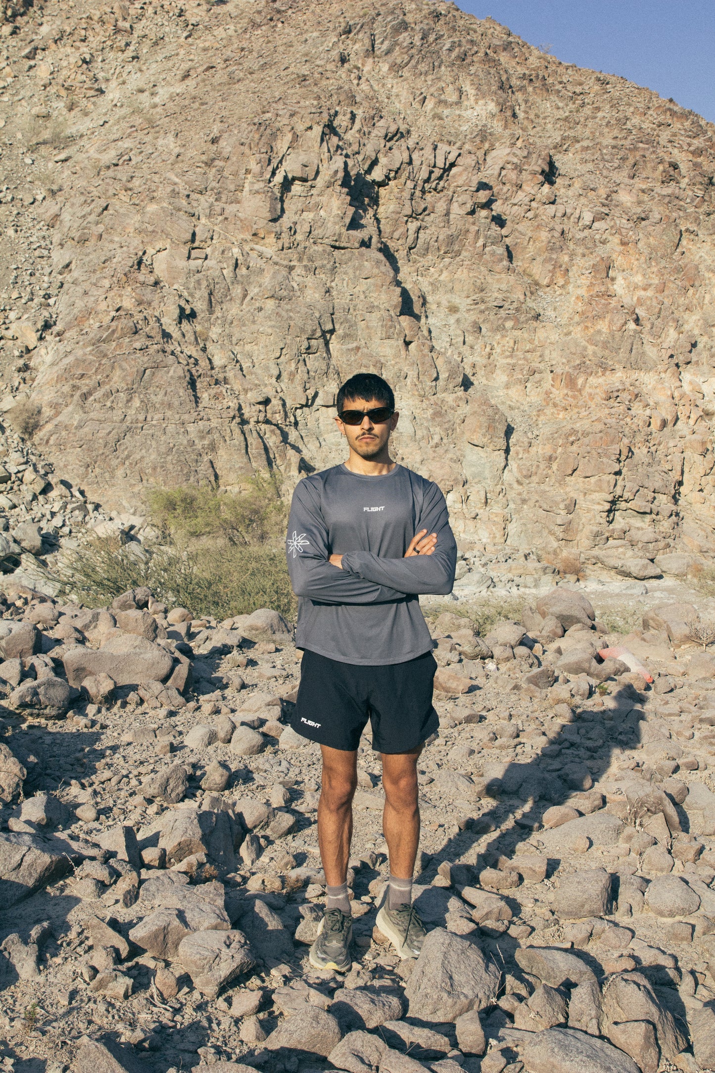 Monochrome Grey Performance Long-Sleeve (Unisex)